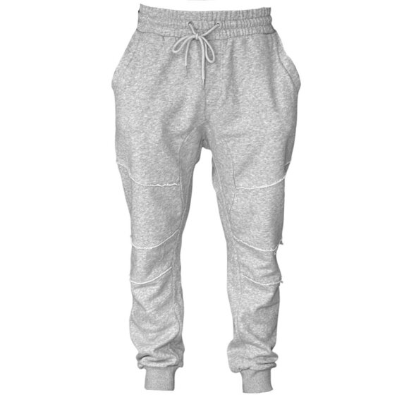 JLUXLABEL MENS GRAY SWEATPANTS - Picture 1 of 9